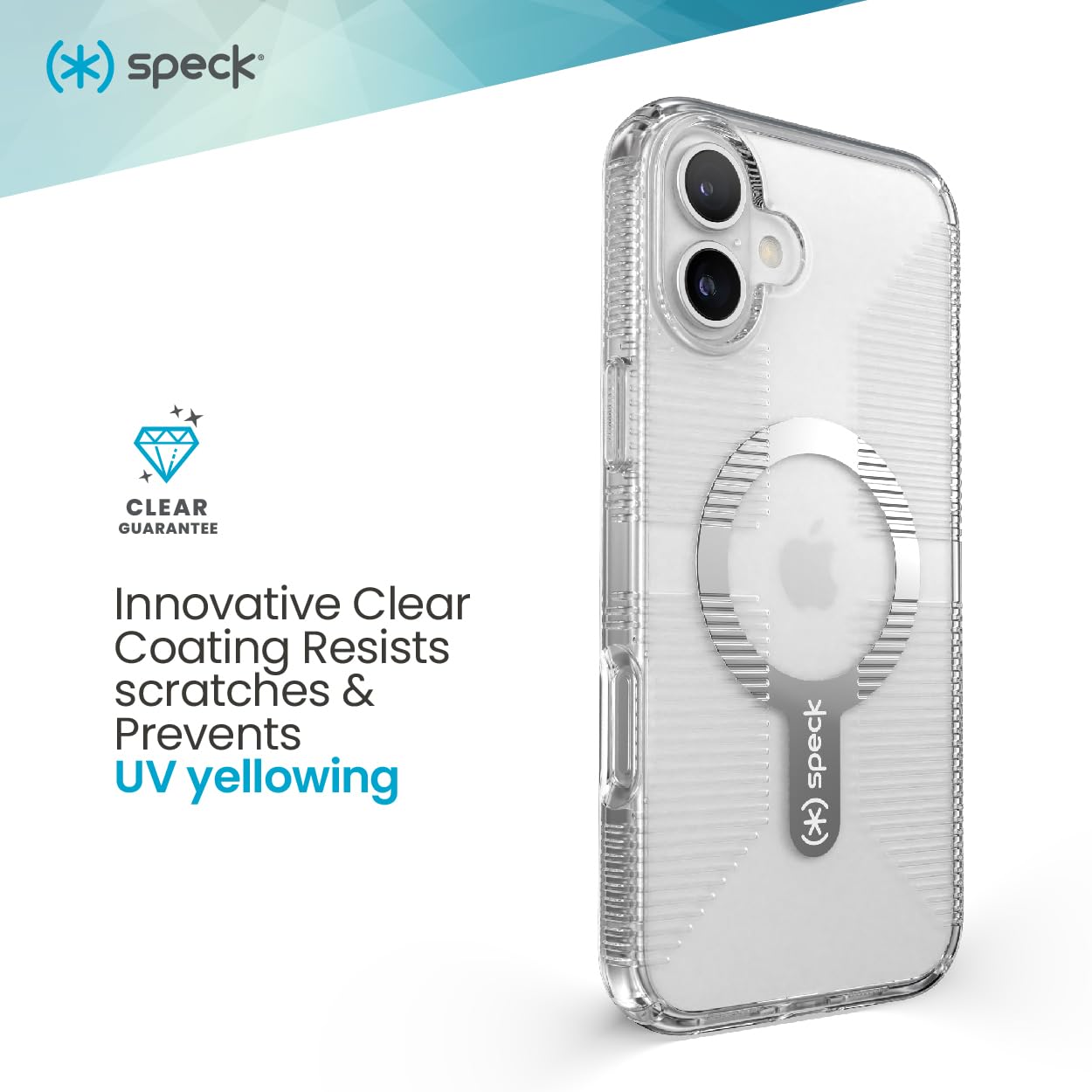 Foto 7 pulgar | Funda Para Teléfono Speck Clear Gemshell Magsafe Para Iphone 16 Plus - Venta Internacional.