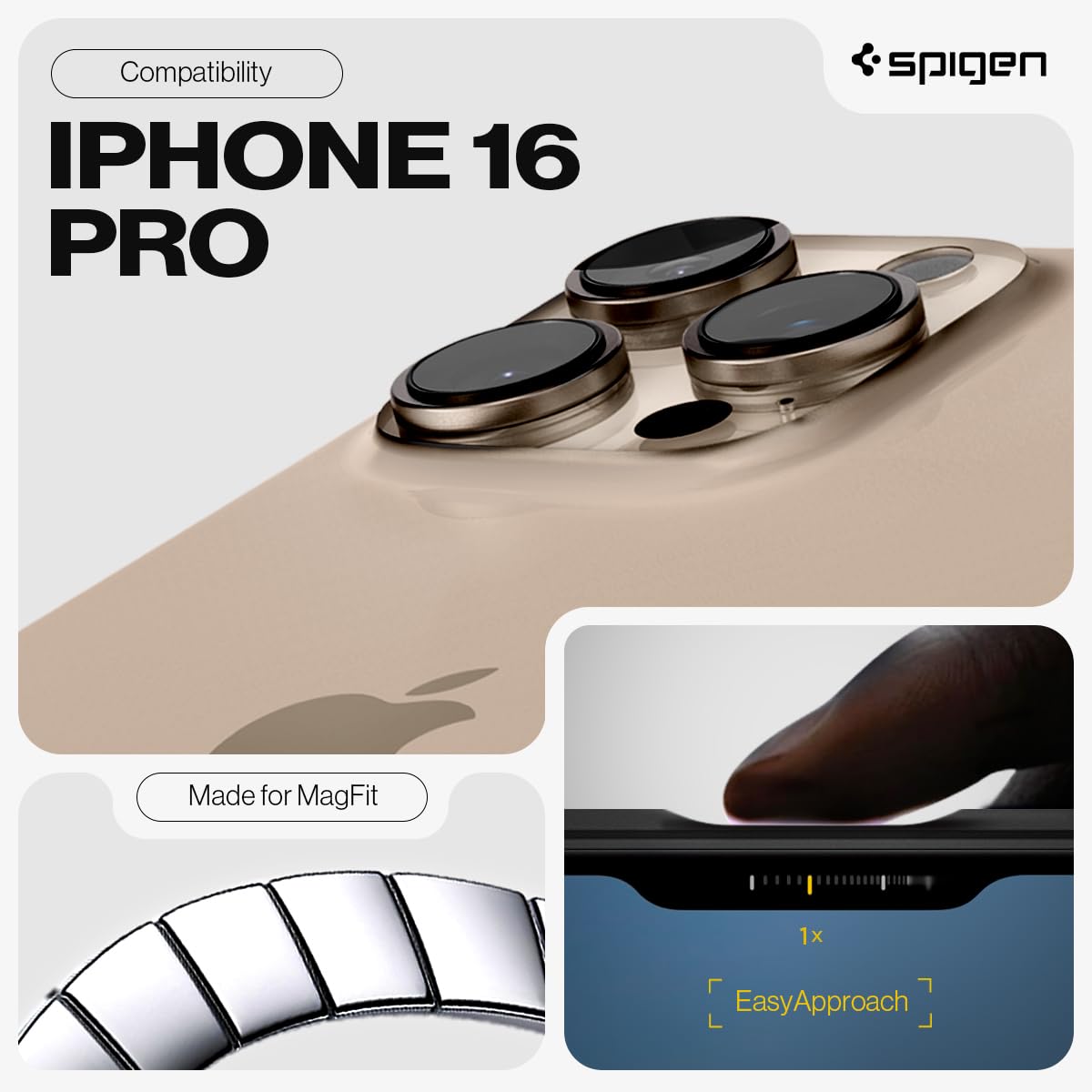 Foto 3 pulgar | Funda Para Teléfono Spigen Tough Armor (ai) Magfit Iphone 16 Pro - Venta Internacional.