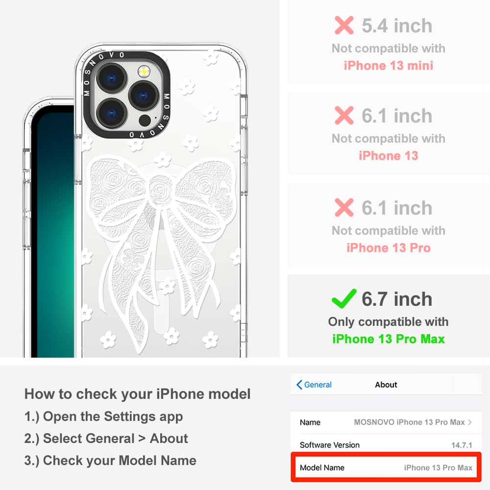 Foto 3 pulgar | Funda De Teléfono Mosnovo Compatible Con Iphone 13 Pro Max Clear - Venta Internacional.