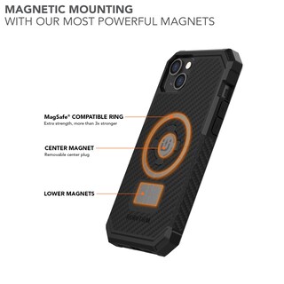 Foto 3 | Funda Magnética Rokform Rugged Series Para Iphone 14 Plus, Color Negro - Venta Internacional.
