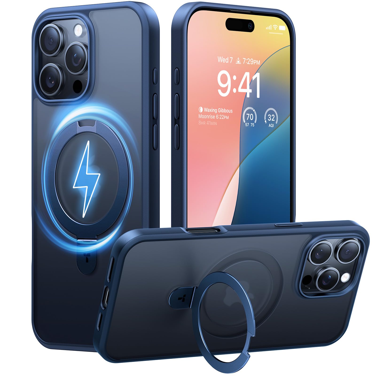 Funda De Teléfono Torras Ultra Magnetic Ostand Para Iphone 16 Pro - Venta Internacional.