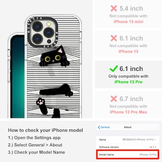 Foto 2 | Funda De Teléfono Mosnovo Compatible Con Iphone 13 Pro Con Magsafe - Venta Internacional.