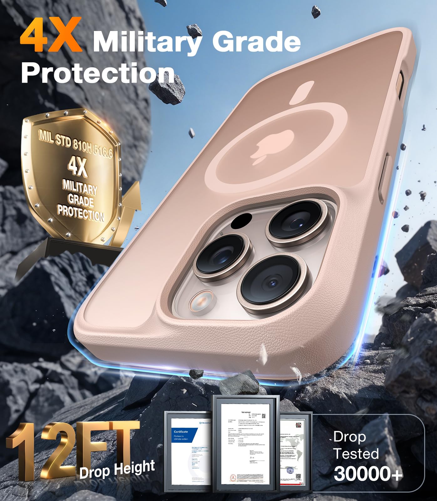 Foto 5 pulgar | Funda De Teléfono Torras Magnética A Prueba De Golpes Para Iphone 16 Pro Max - Venta Internacional.