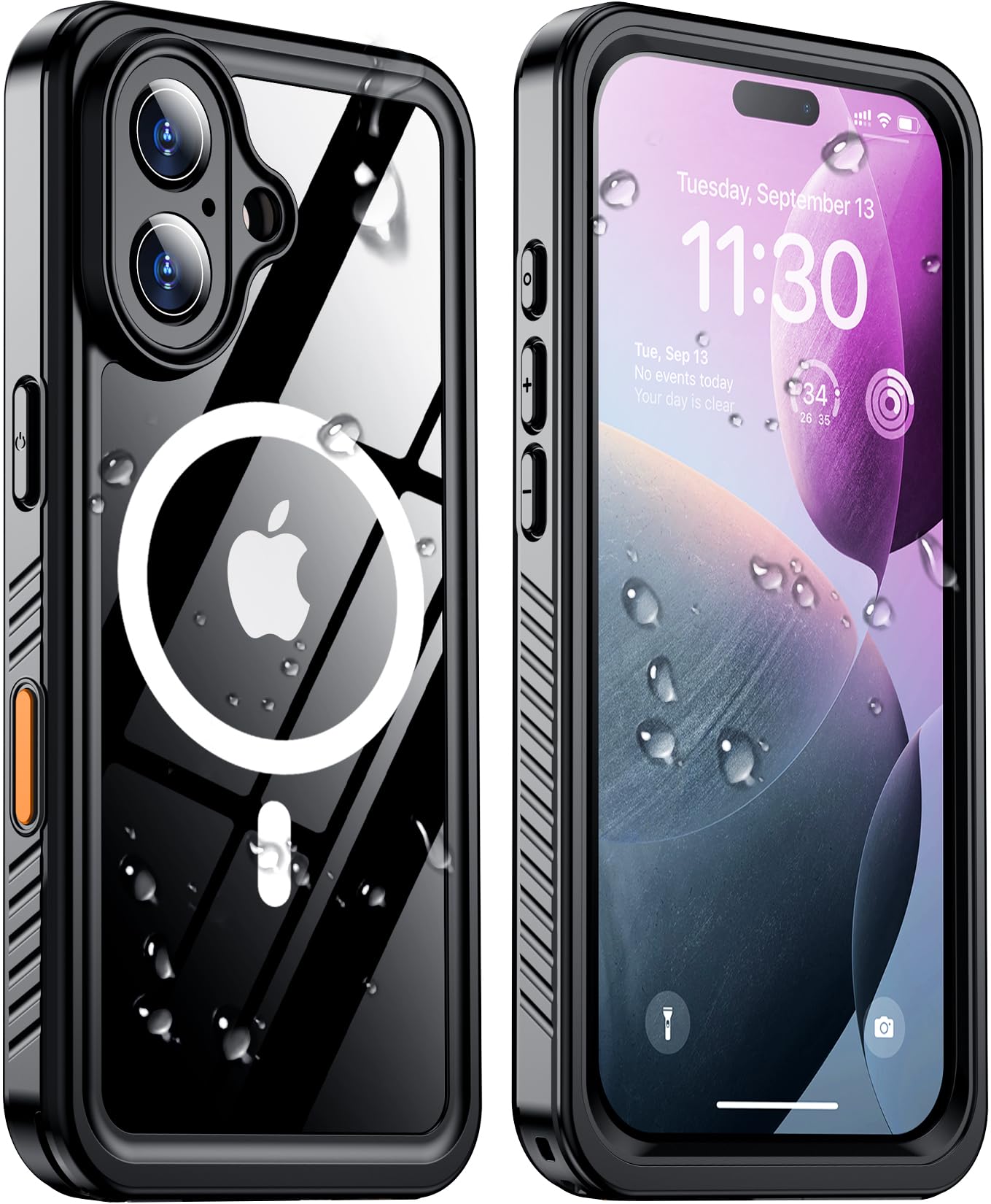 Foto 2 pulgar | Funda De Teléfono Temdan Magnética Impermeable Para Iphone 16 Plus - Venta Internacional.