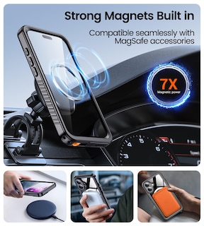 Foto 5 | Funda De Teléfono Temdan Magnética Impermeable Para Iphone 16 Plus - Venta Internacional.
