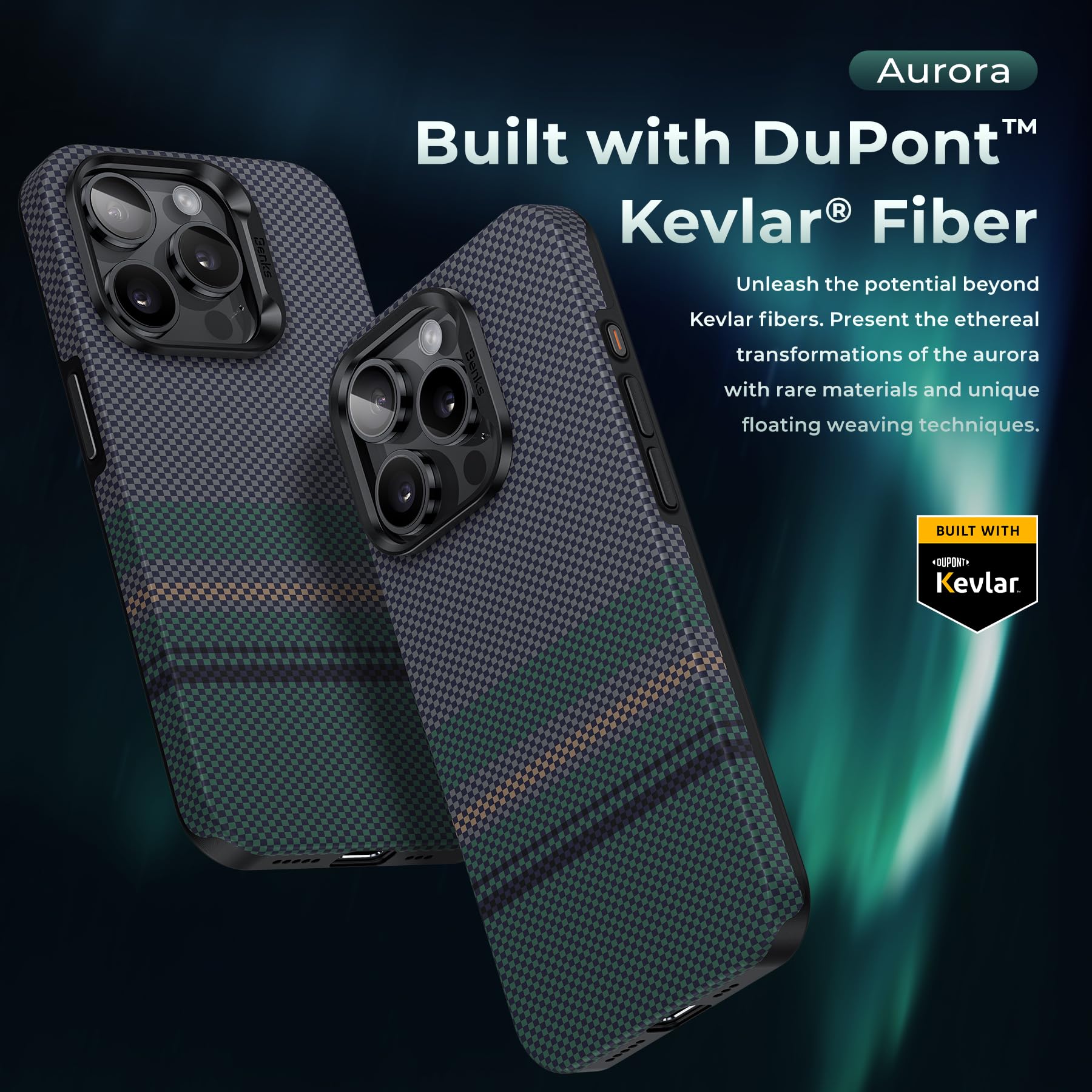 Foto 3 pulgar | Funda Benks Aurora Armorpro Para Iphone 16 Pro Con Magsafe - Venta Internacional.