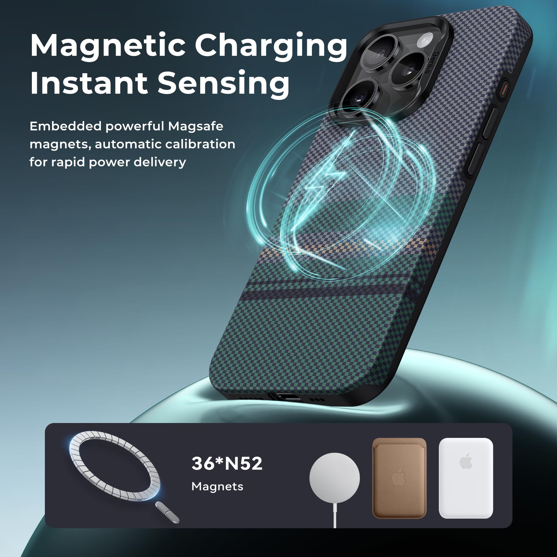 Foto 4 pulgar | Funda Benks Aurora Armorpro Para Iphone 16 Pro Con Magsafe - Venta Internacional.