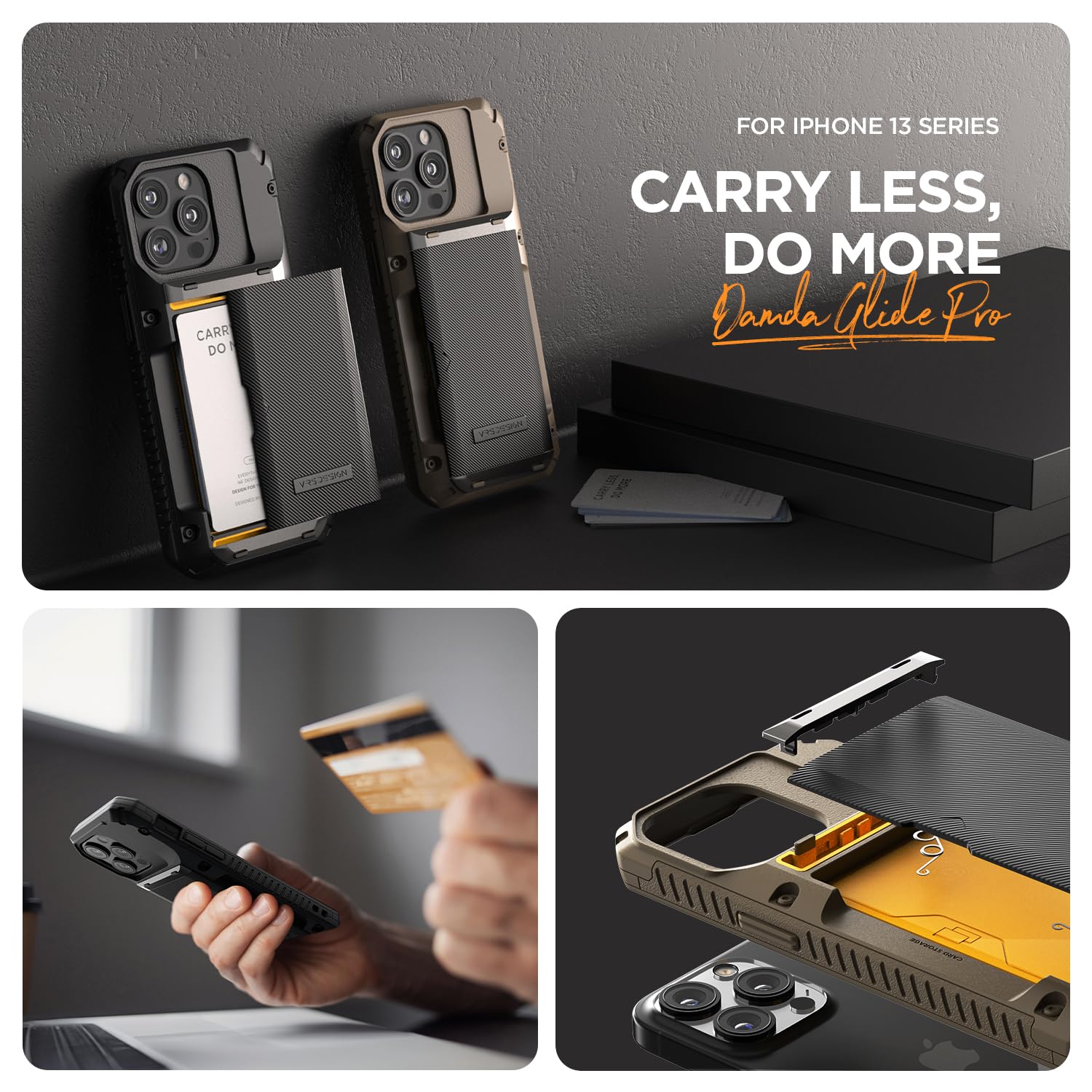 Foto 7 pulgar | Funda De Teléfono Vrs Design Damda Glide Pro Para Iphone 13 Pro Max - Venta Internacional.