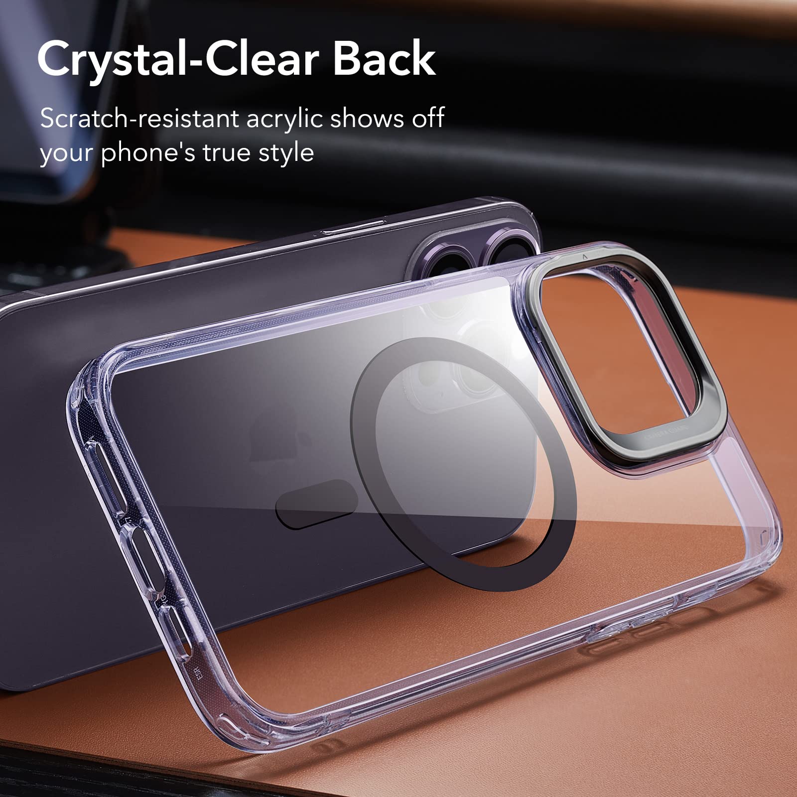 Foto 8 pulgar | Funda De Teléfono Esr Para Iphone 14 Pro Max Con Magsafe Clear Purple - Venta Internacional.