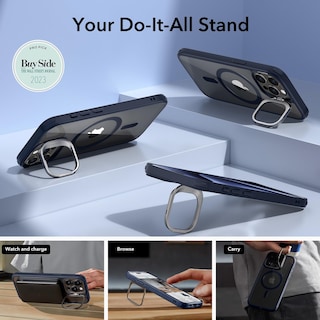 Foto 6 | Funda De Teléfono Esr Para Iphone 15 Pro Max Con Magsafe Clear Azul Oscuro - Venta Internacional.