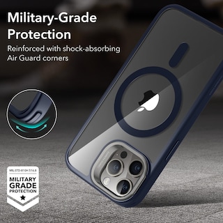Foto 7 | Funda De Teléfono Esr Para Iphone 15 Pro Max Con Magsafe Clear Azul Oscuro - Venta Internacional.
