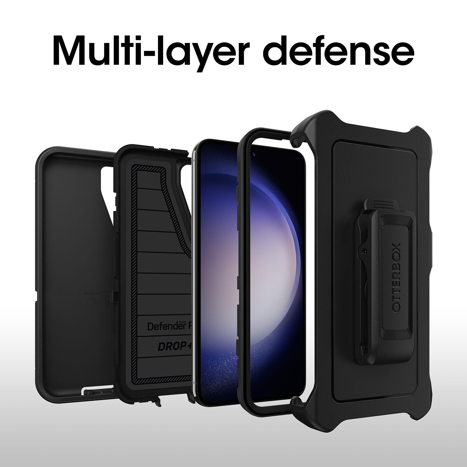Foto 7 pulgar | Funda Otterbox Defender Series Para Samsung Galaxy S23, Color Negro - Venta Internacional.