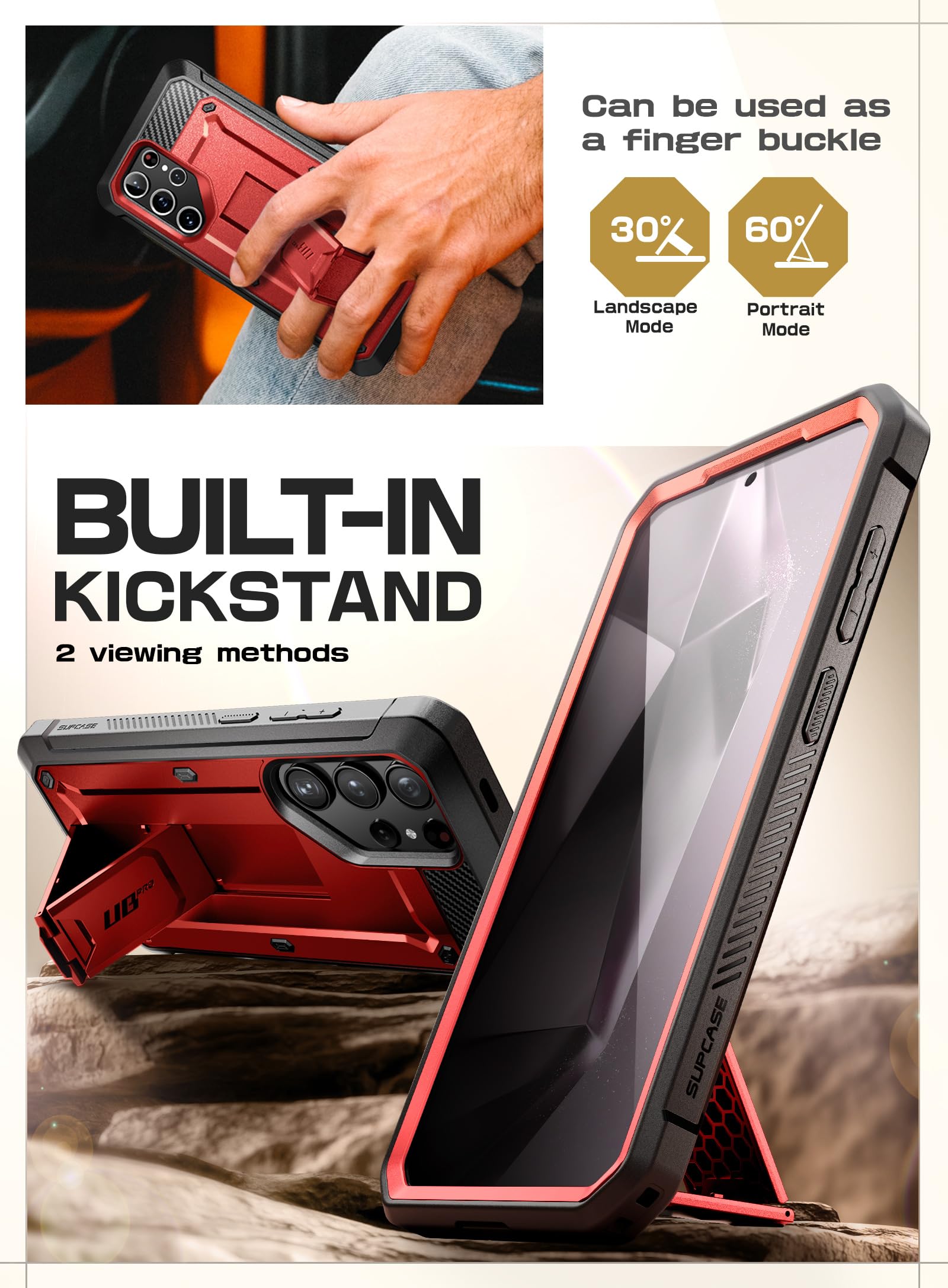 Foto 5 pulgar | Funda Para Teléfono Supcase Unicorn Beetle Pro Samsung S24 Ultra - Venta Internacional.