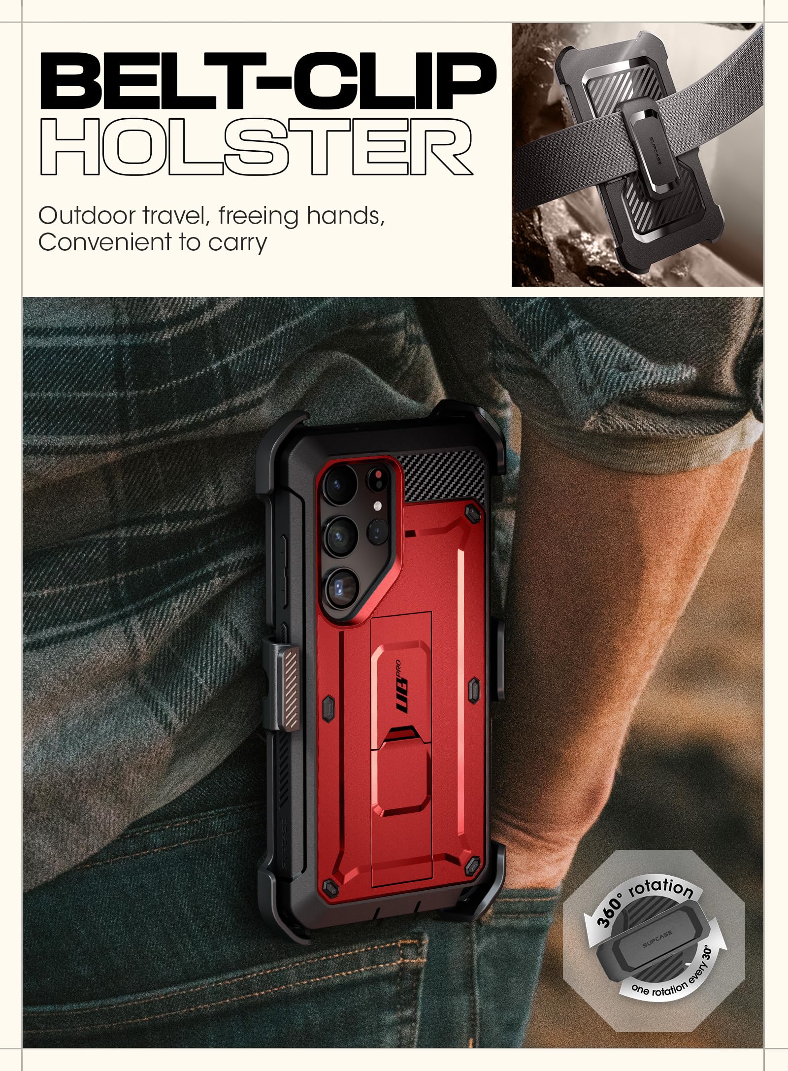 Foto 7 pulgar | Funda Para Teléfono Supcase Unicorn Beetle Pro Samsung S24 Ultra - Venta Internacional.