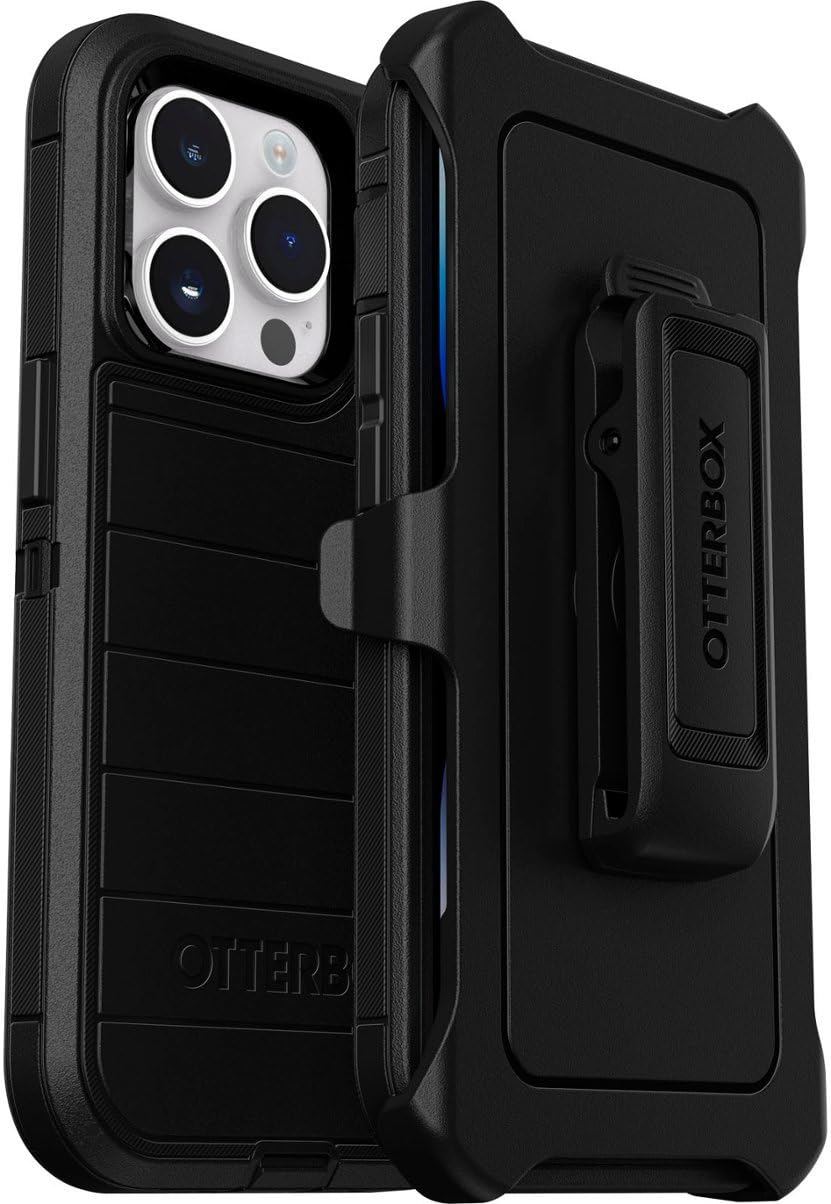 Funda Otterbox Defender Series Sin Pantalla Para Iphone 14 Pro, Negra - Venta Internacional.