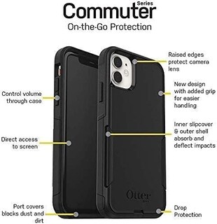 Foto 6 | Funda De Teléfono Otterbox Commuter Series Para Iphone 11 Pro - Negra - Venta Internacional.
