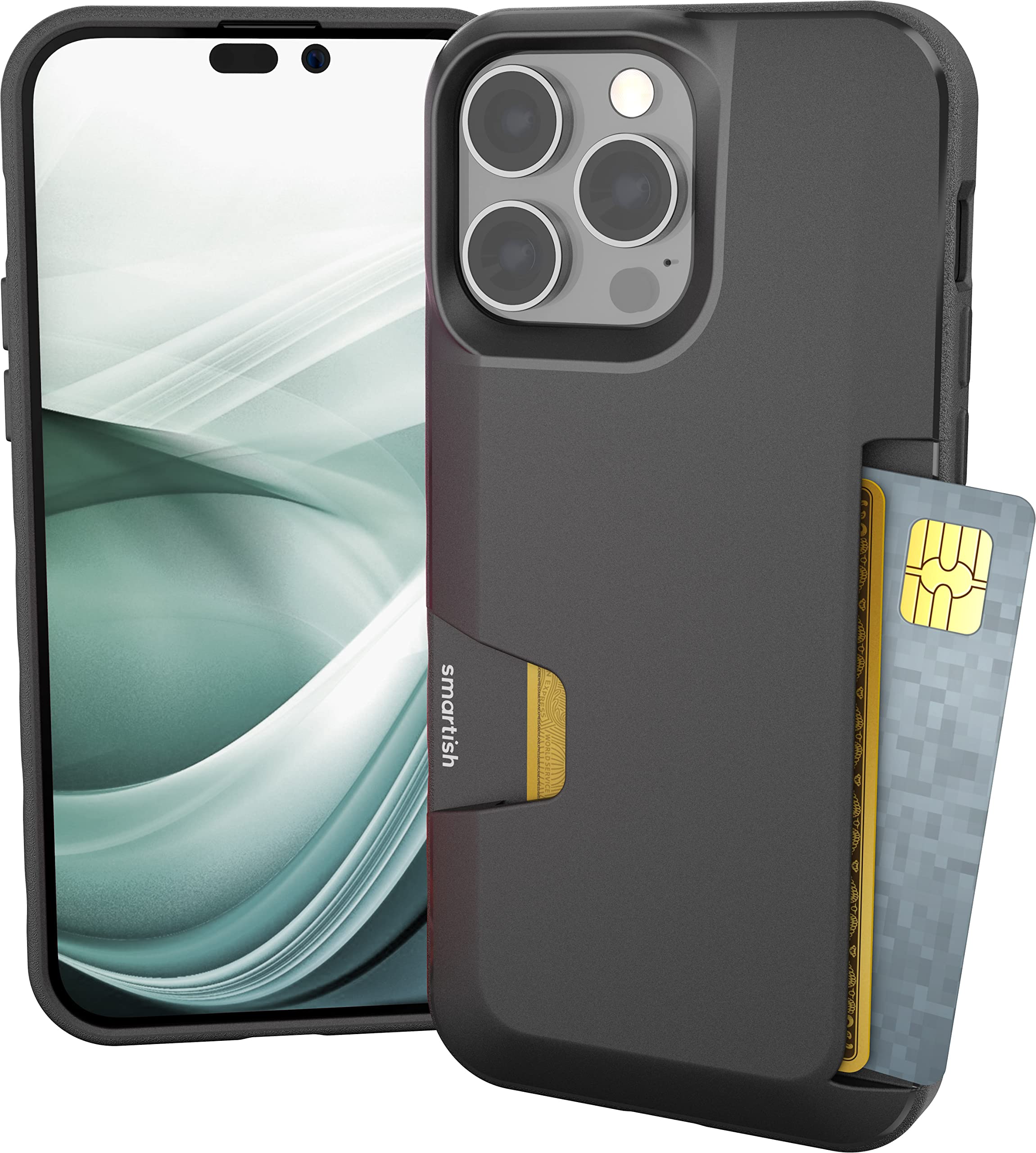 Funda Tipo Cartera Smartish Para Iphone 14 Pro Max Wallet Slayer Vol. 1 - Venta Internacional.