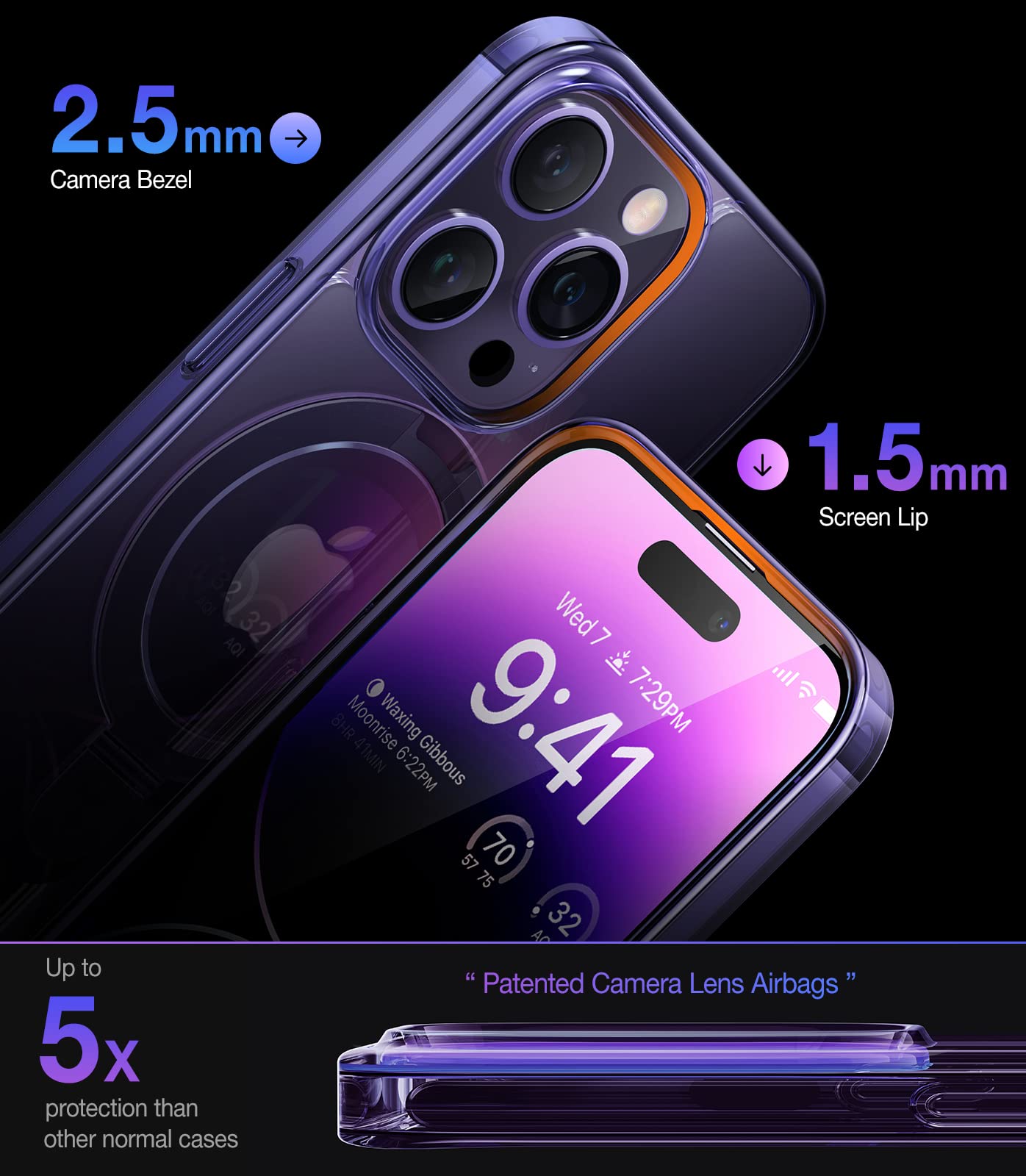 Foto 4 pulgar | Funda De Teléfono Torras Magnetic Ostand Para Iphone 14 Pro Max - Venta Internacional.