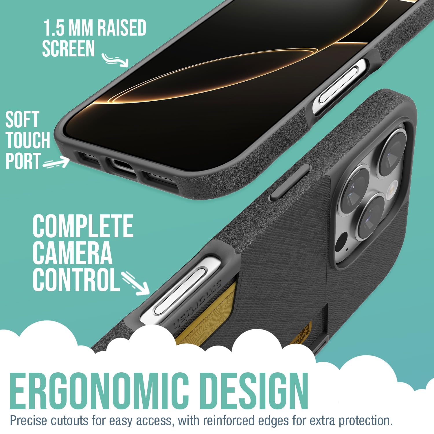Foto 4 pulgar | Funda Tipo Cartera Smartish Para Iphone 16 Pro Wallet Slayer Vol. 2 - Venta Internacional.