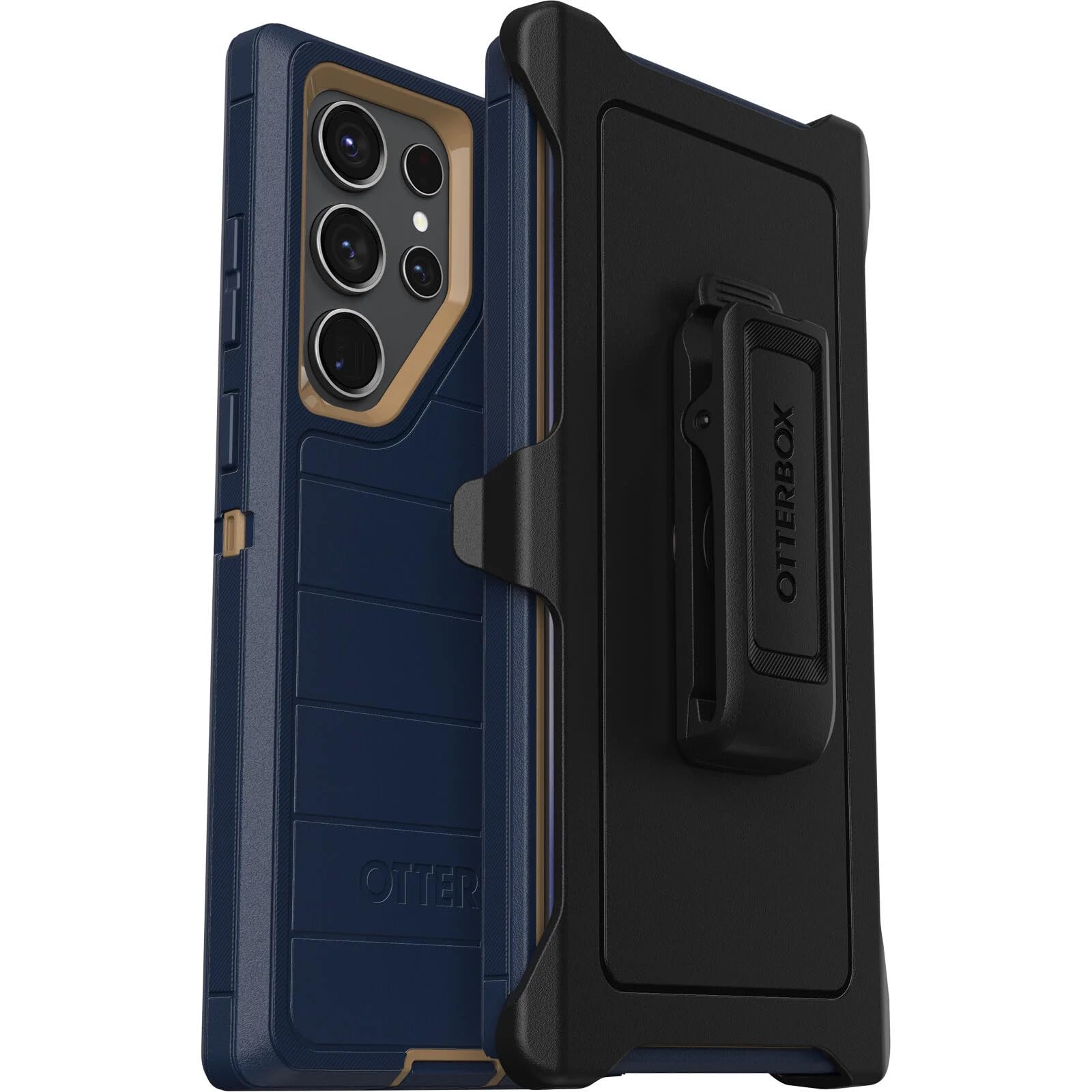 Funda Otterbox Defender Series De Gamuza Azul Para Galaxy S23 Ultra - Venta Internacional.