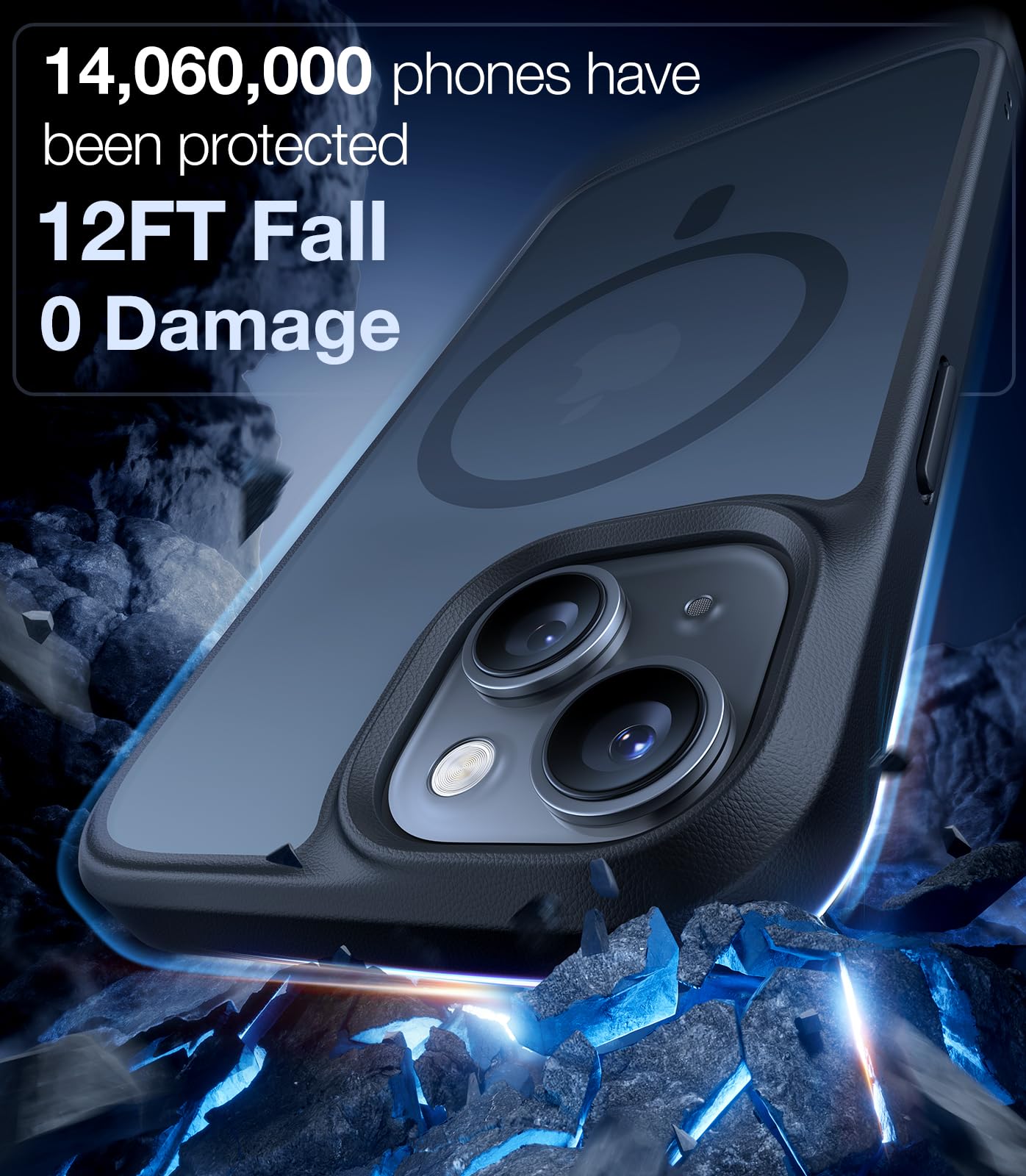 Foto 5 pulgar | Funda Magnética Torras A Prueba De Golpes Para Iphone 15/14 De 6.1 Pulgadas - Venta Internacional.