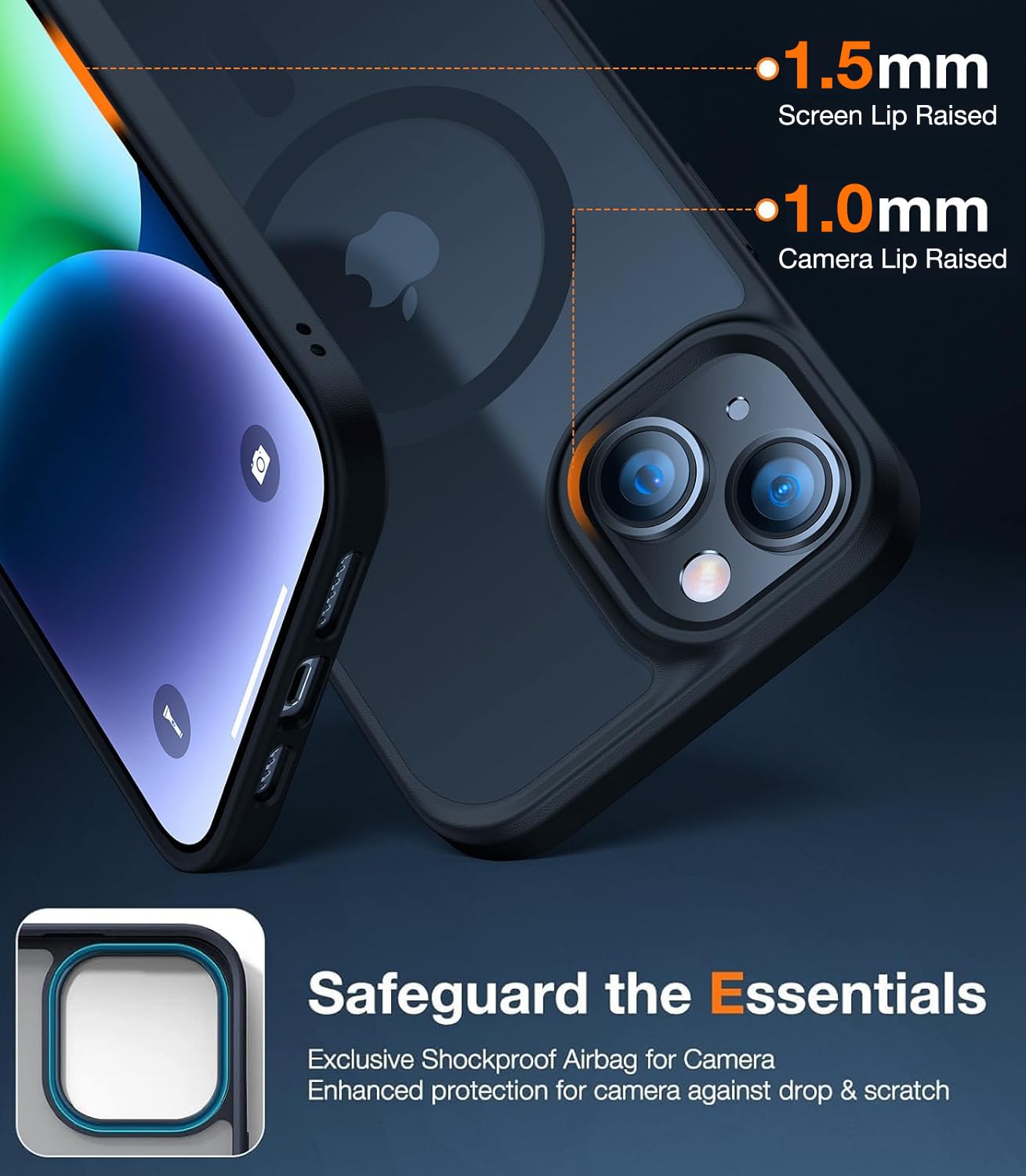 Foto 6 pulgar | Funda Magnética Torras A Prueba De Golpes Para Iphone 15/14 De 6.1 Pulgadas - Venta Internacional.