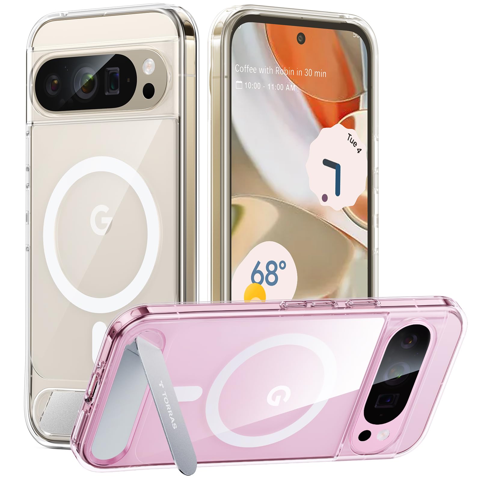 Funda Magnética Torras Con Soporte Para Google Pixel 9 Pro Xl - Venta Internacional.