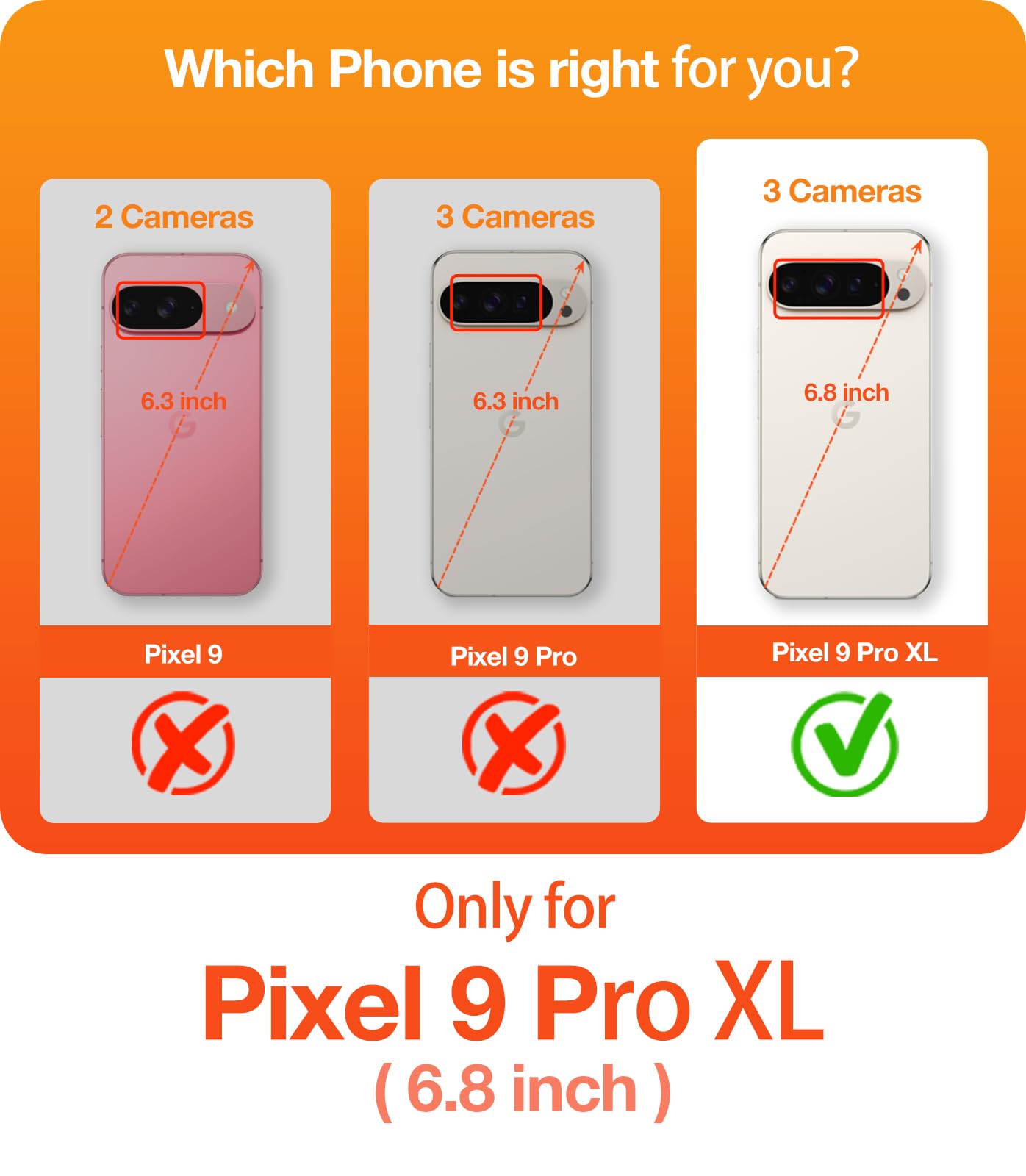 Foto 8 pulgar | Funda Magnética Torras Con Soporte Para Google Pixel 9 Pro Xl - Venta Internacional.