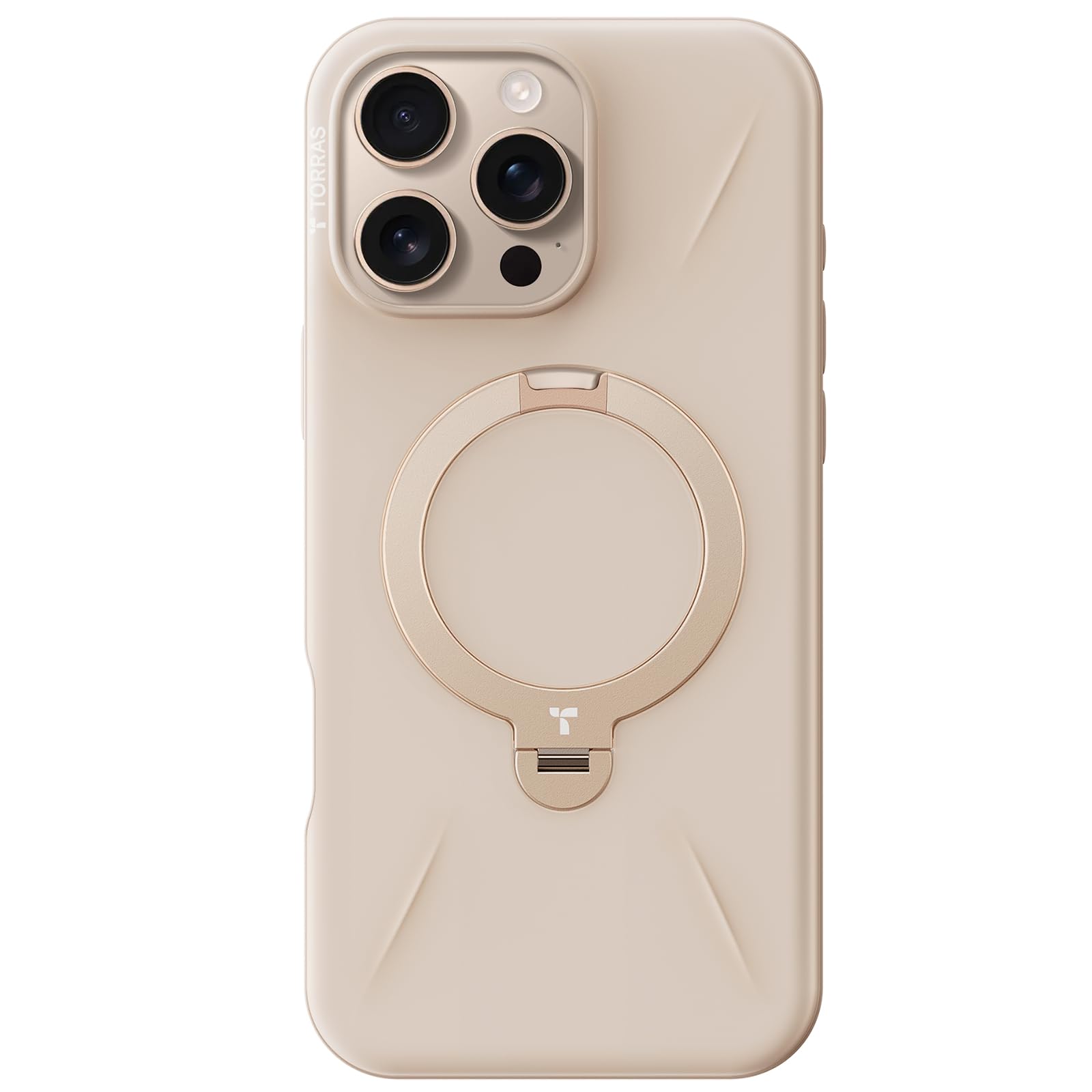 Foto 2 pulgar | Funda De Teléfono Torras 360° Spin Mag Stand Para Iphone 16 Pro Max - Venta Internacional.
