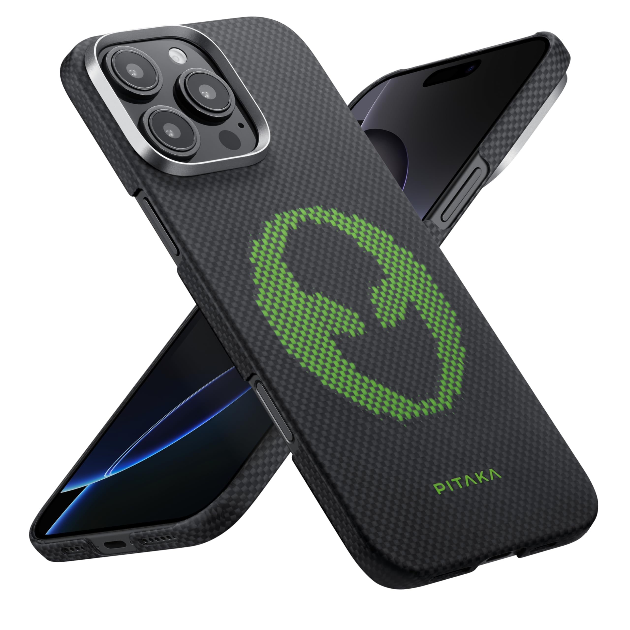 Funda De Teléfono Pitaka Para Iphone 16 Pro Max Luminous Tactile - Venta Internacional.
