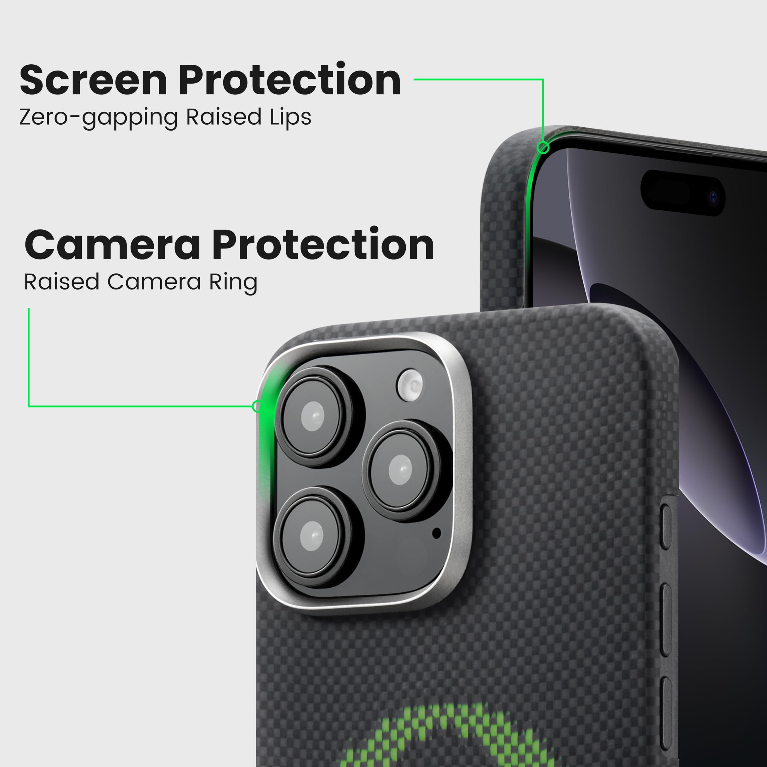Foto 6 pulgar | Funda De Teléfono Pitaka Para Iphone 16 Pro Max Luminous Tactile - Venta Internacional.