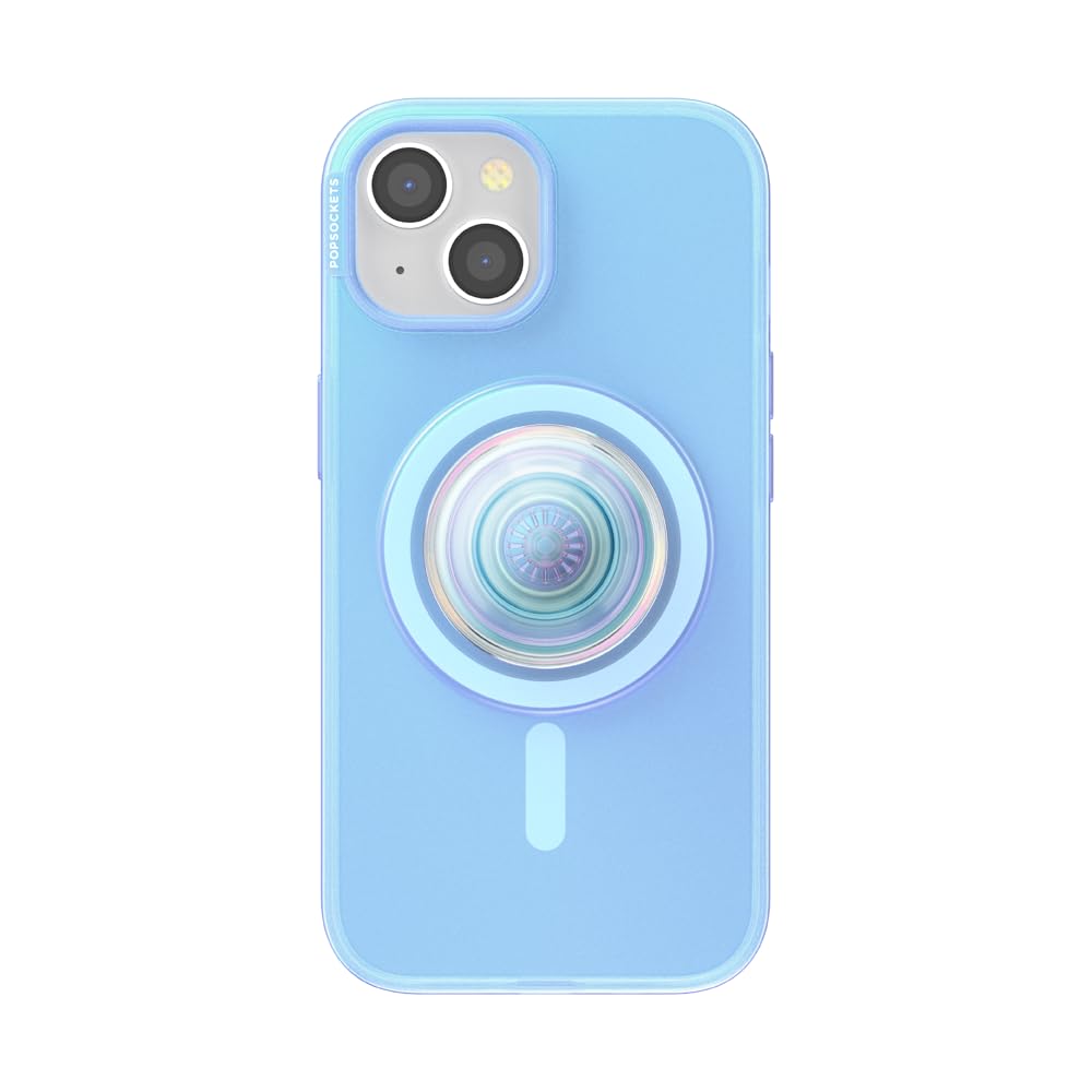 Funda Popsockets Para Iphone 15 Con Empuñadura Redonda, Color Azul - Venta Internacional.