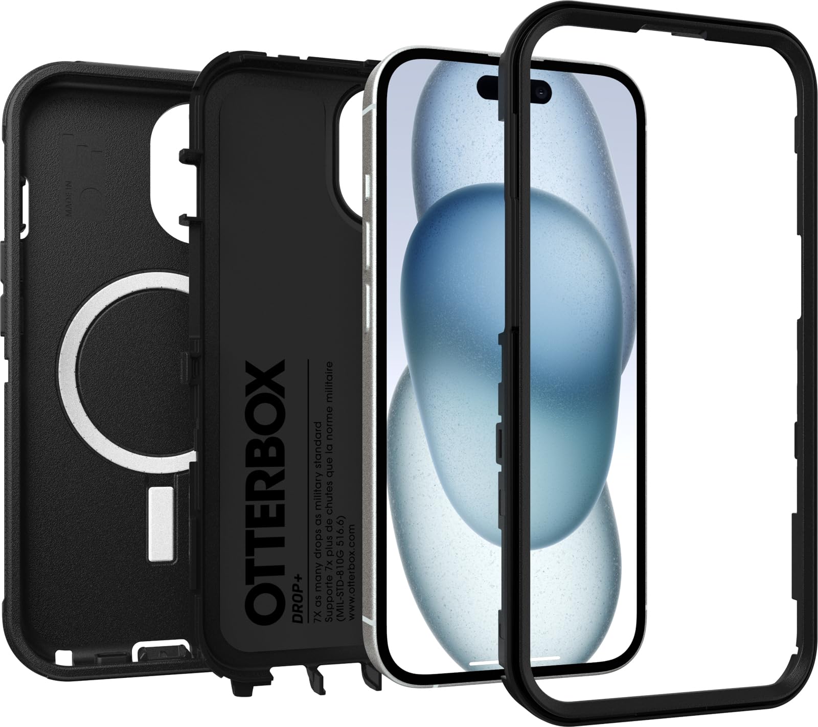 Foto 4 pulgar | Funda De Teléfono Otterbox Defender Para Magsafe Iphone 15/14/13 Negra - Venta Internacional.