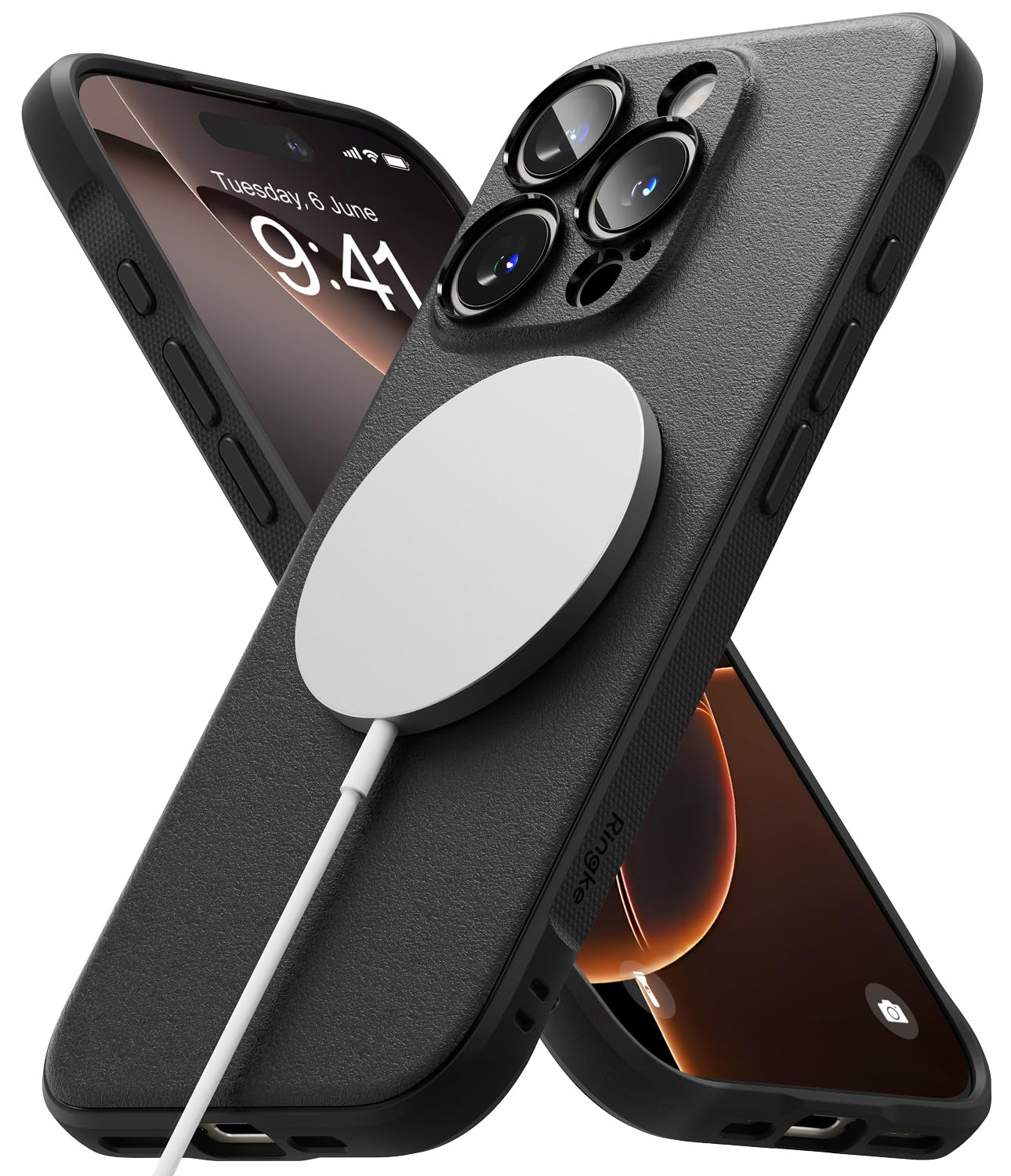 Foto 2 pulgar | Funda Ringke Onyx Compatible Con Iphone 16 Pro Con Magsafe - Venta Internacional.