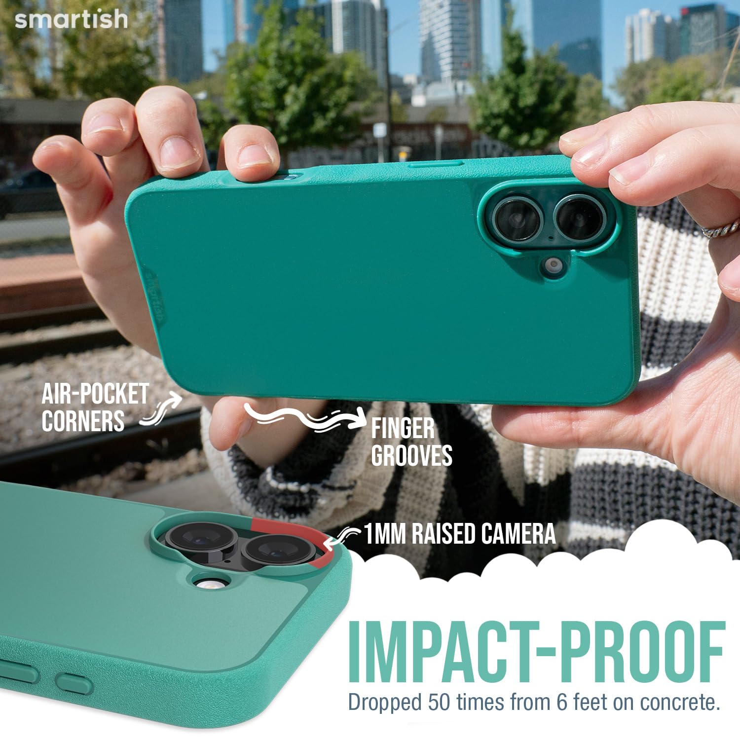 Foto 4 | Funda Smartish  Magnetic Gripmunk Para Iphone 16 Con Magsafe So Jaded - Venta Internacional.