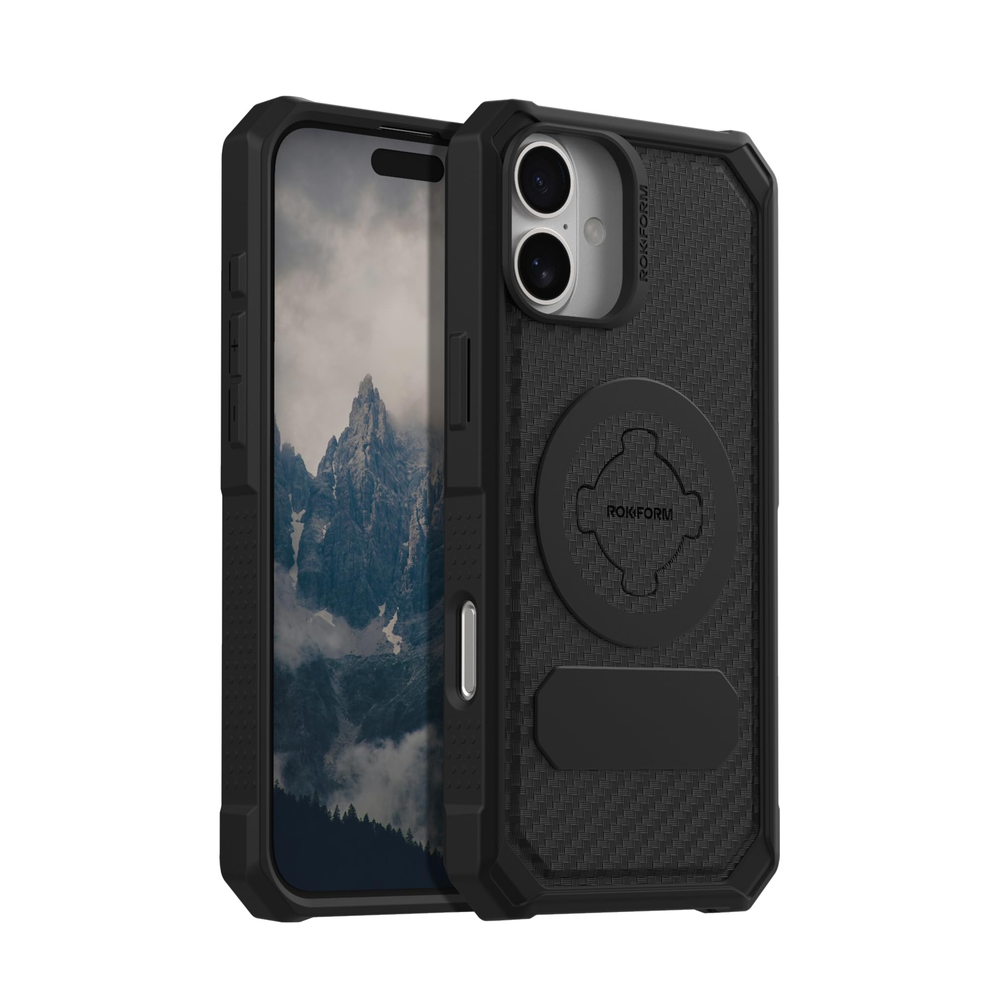 Foto 2 pulgar | Funda Rokform Rugged Para Iphone 16 Plus Con Funda Magnética Negra - Venta Internacional.