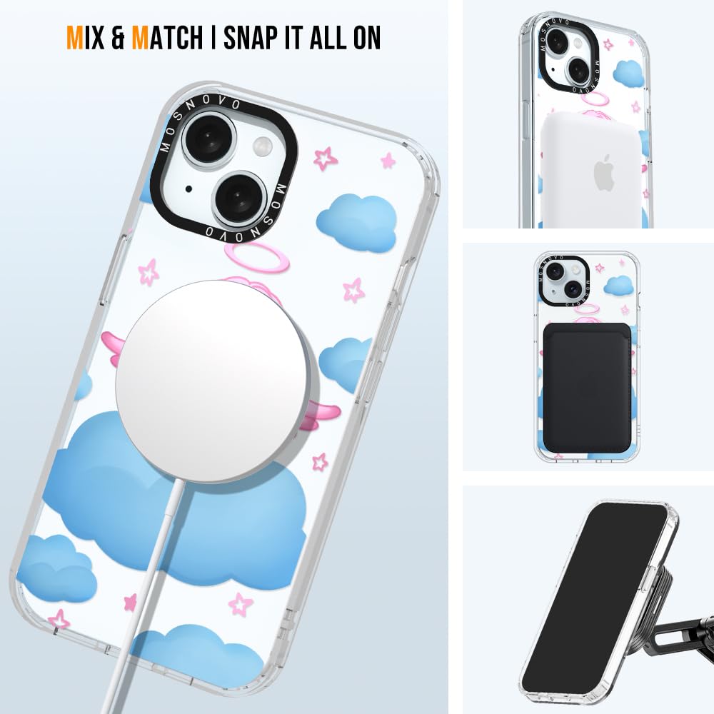 Foto 5 | Funda De Teléfono Mosnovo Compatible Con Iphone 15 Pink Serenity - Venta Internacional.