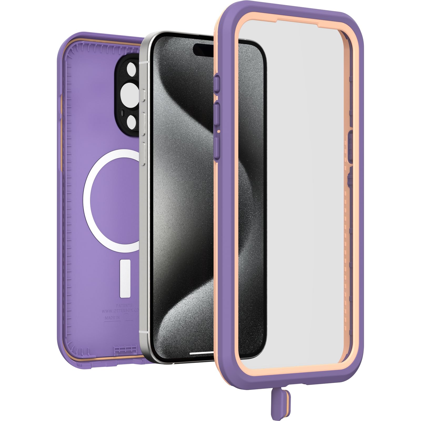 Foto 4 | Funda Impermeable Otterbox Frē Series Para Iphone 15 Pro Max - Venta Internacional.