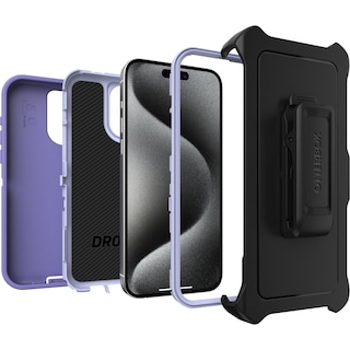 Foto 4 | Funda Otterbox Defender Series Para Iphone 15 Pro Max, Color Morado - Venta Internacional.