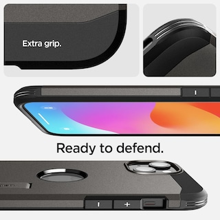 Foto 3 | Funda Spigen Tough Armor Magfit Para Iphone 15 Con Soporte En Bronce - Venta Internacional.