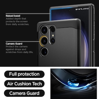 Foto 6 | Funda Spigen Tough Armor Para El Galaxy S23 Ultra Con Soporte - Venta Internacional.