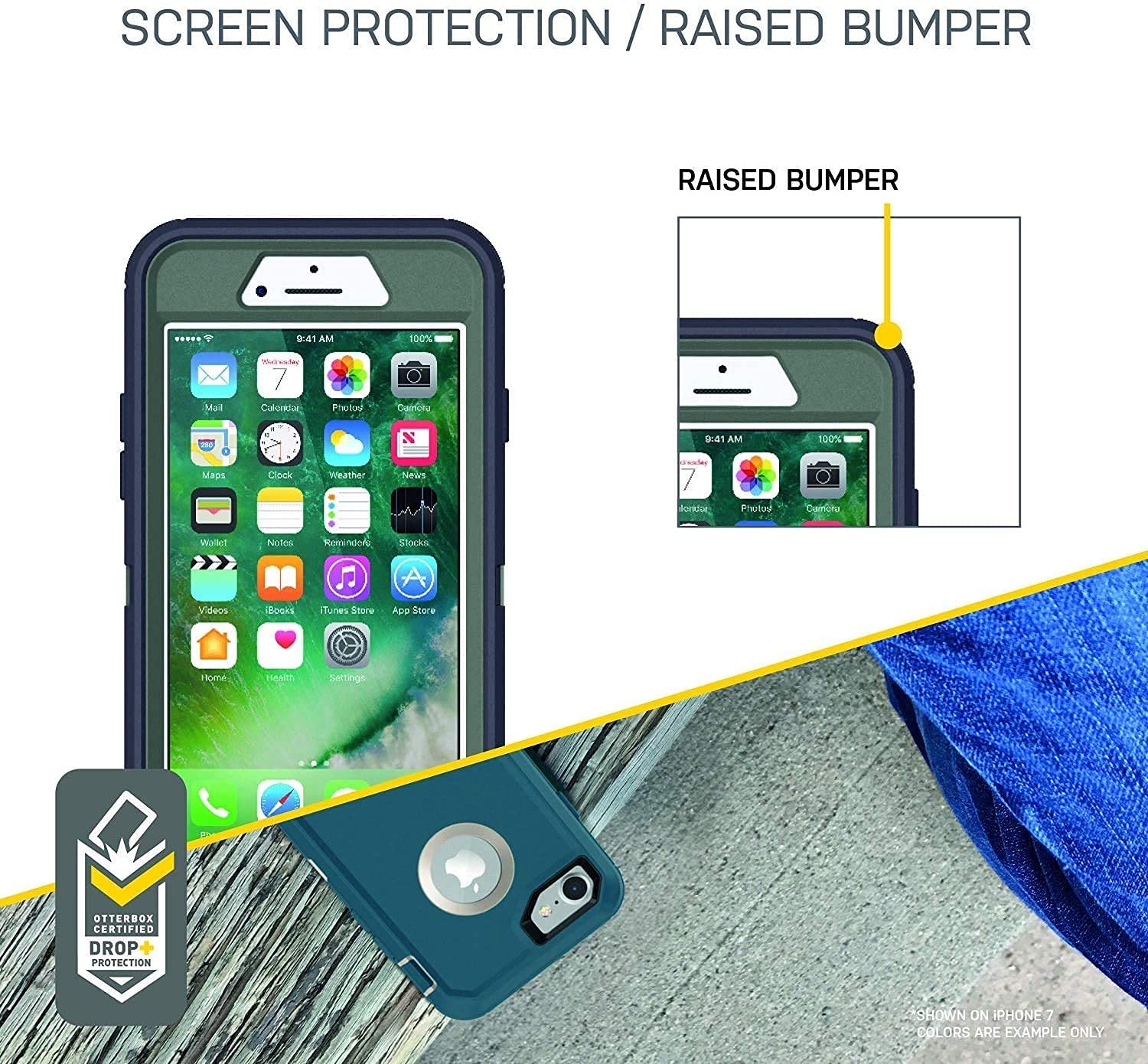 Foto 7 pulgar | Funda Otterbox Defender Series Para Iphone Se (2020) /8/7 - Venta Internacional.