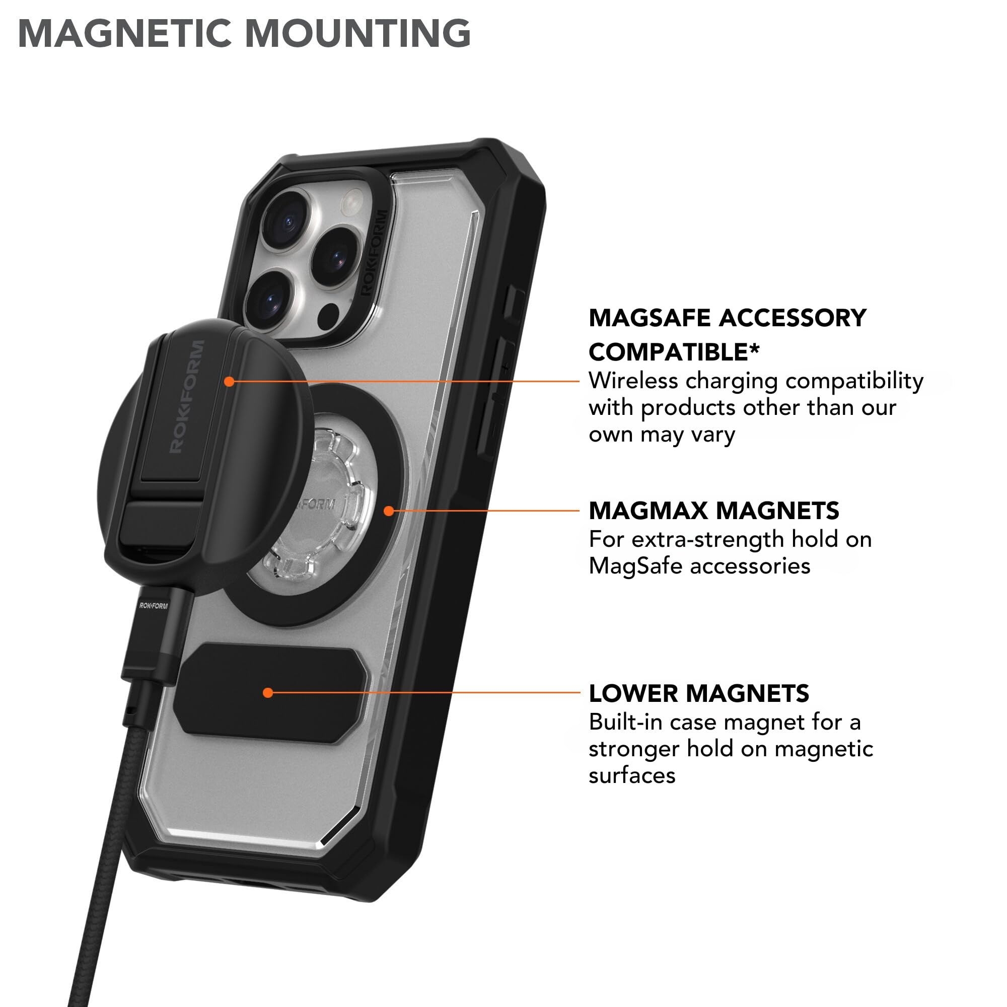 Foto 6 pulgar | Funda De Teléfono Rokform Crystal Case Para Iphone 16 Pro Max Clear - Venta Internacional.