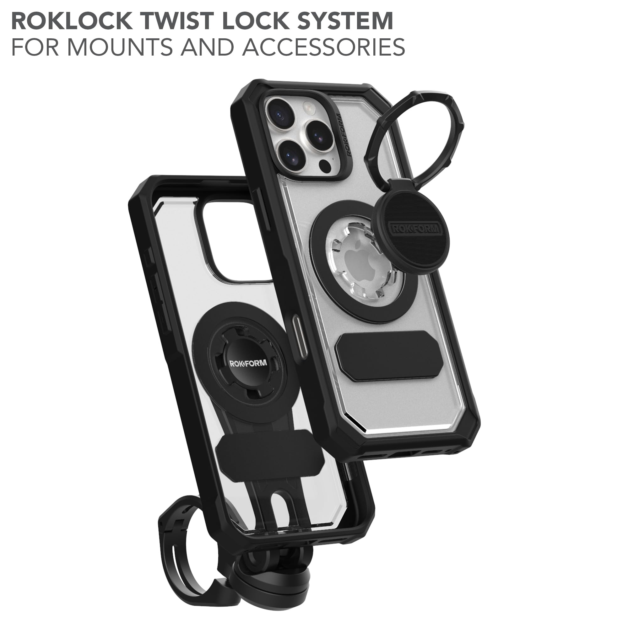 Foto 6 | Funda De Teléfono Rokform Crystal Case Para Iphone 16 Pro Max Clear - Venta Internacional.