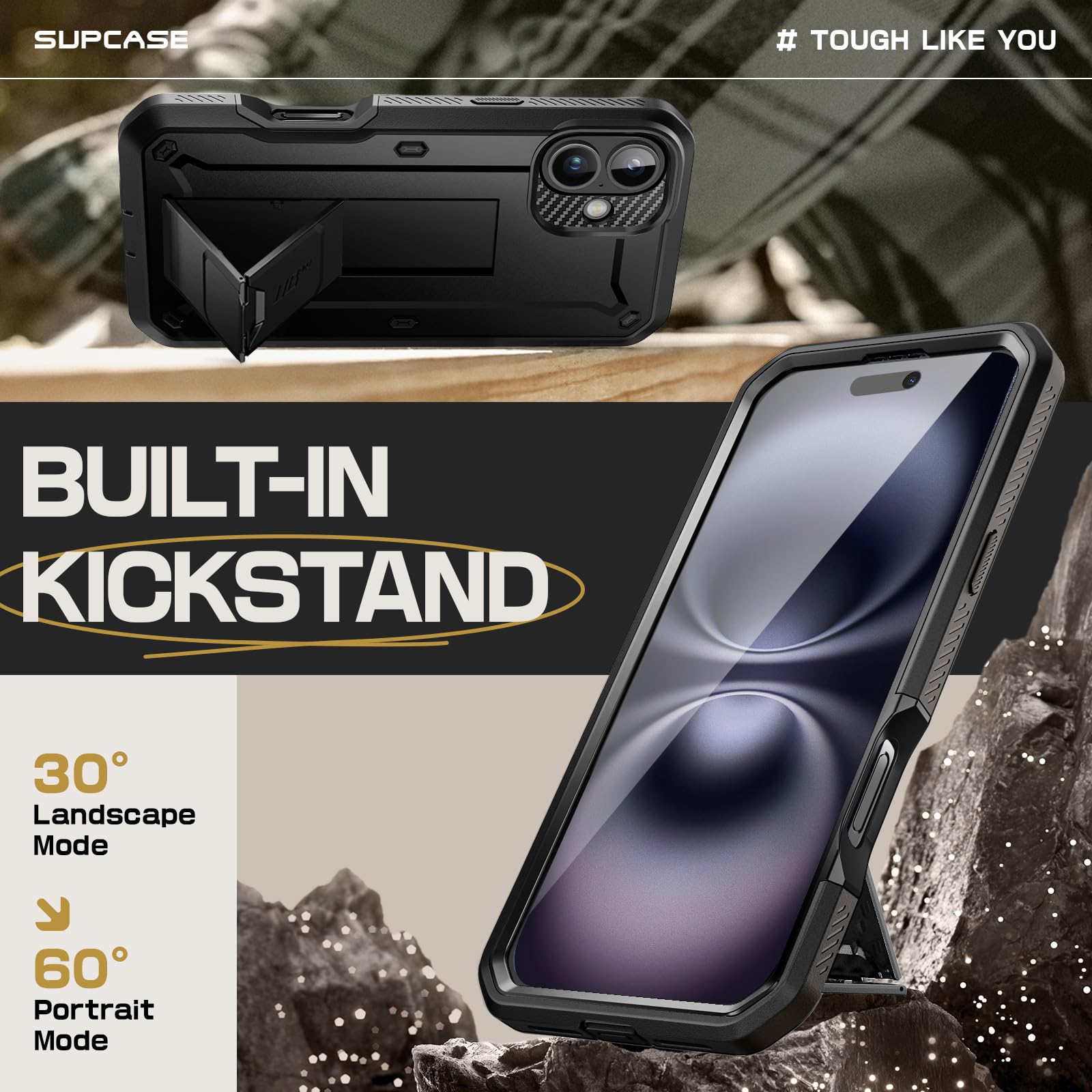 Foto 5 pulgar | Funda De Teléfono Supcase Unicorn Beetle Pro Para Iphone 16 De 6.1 Pulgadas - Venta Internacional.