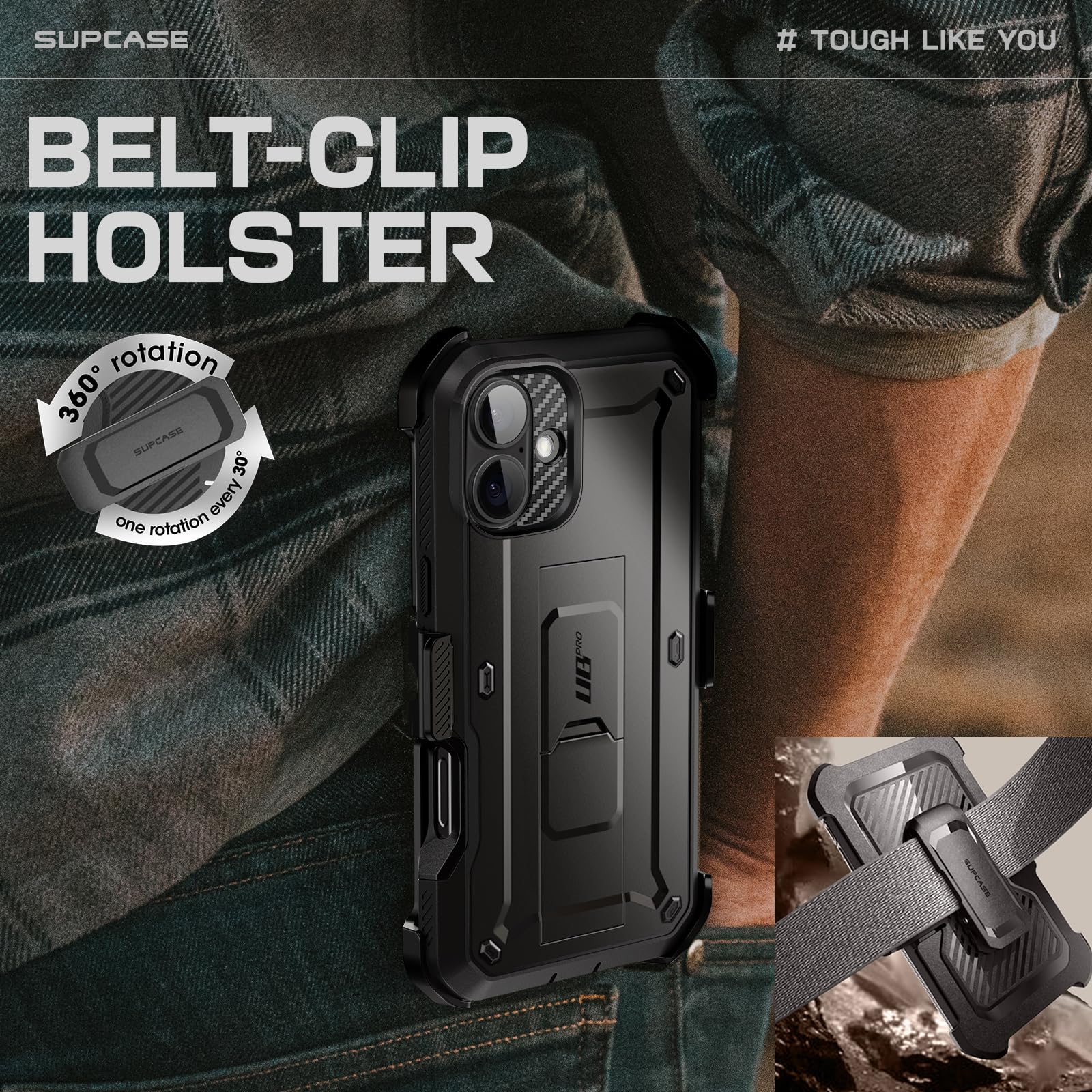 Foto 7 pulgar | Funda De Teléfono Supcase Unicorn Beetle Pro Para Iphone 16 De 6.1 Pulgadas - Venta Internacional.
