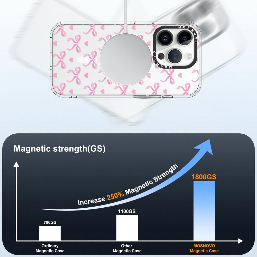 Foto 5 pulgar | Funda De Teléfono Mosnovo Compatible Con Iphone 14 Pro Bowtiful Love - Venta Internacional.