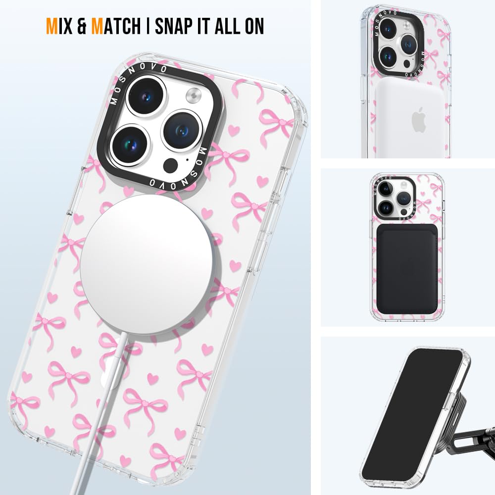 Foto 6 pulgar | Funda De Teléfono Mosnovo Compatible Con Iphone 14 Pro Bowtiful Love - Venta Internacional.