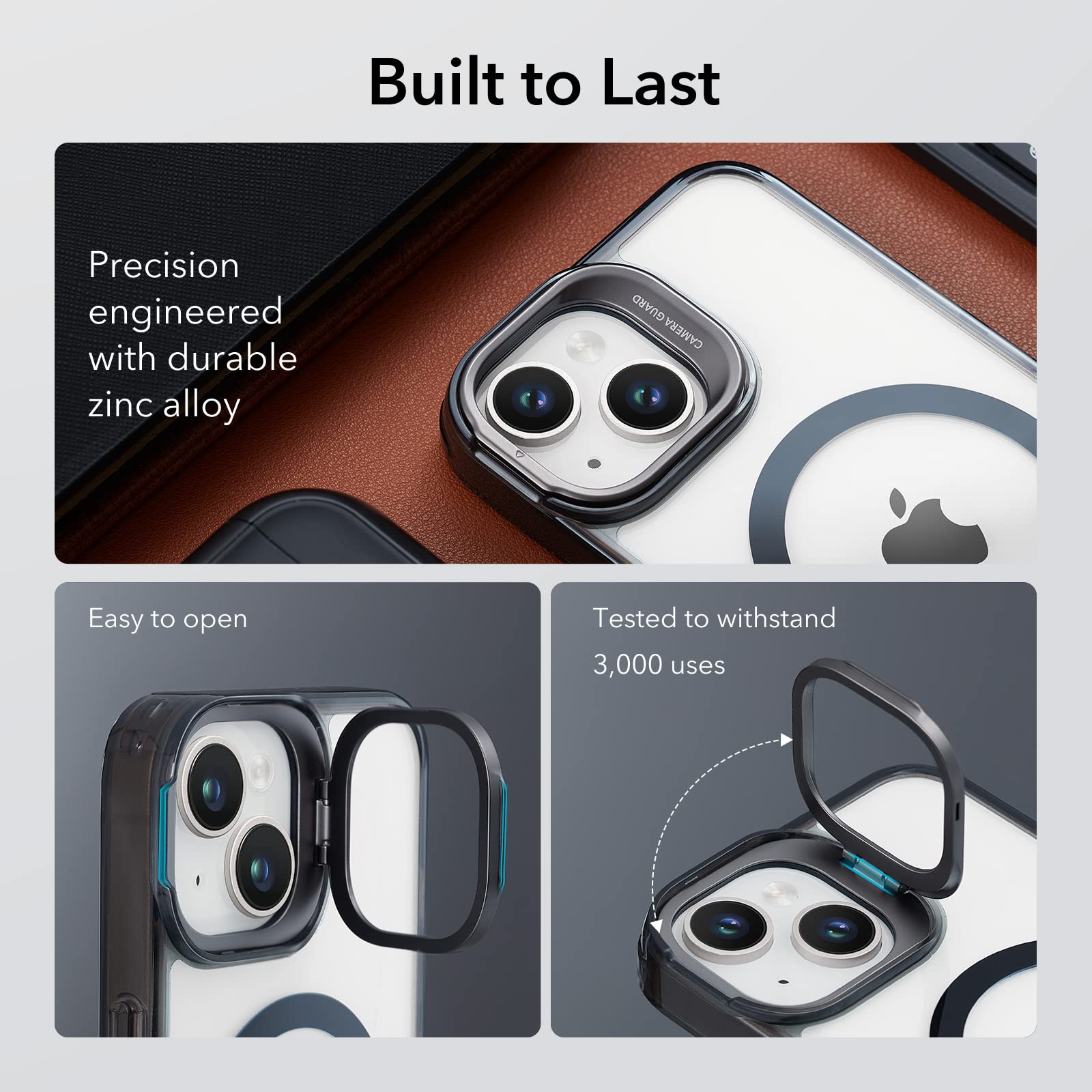 Foto 6 pulgar | Funda Esr Para Iphone 13/14 Con Magsafe, Negro Transparente - Venta Internacional.