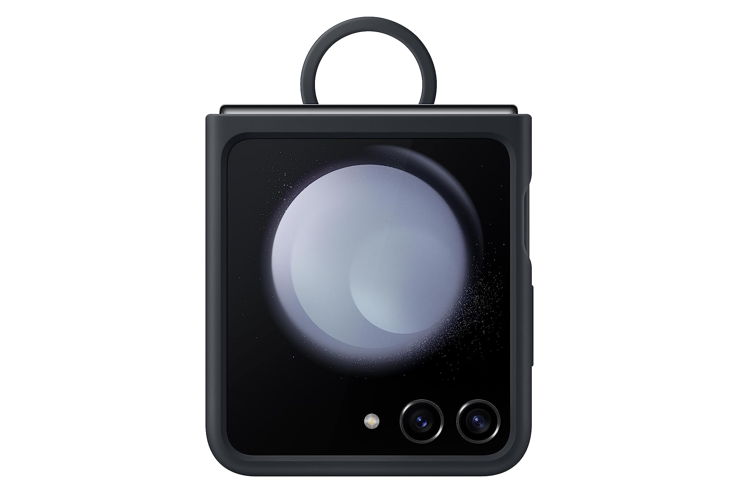 Funda De Silicona Para Teléfono Samsung Galaxy Z Flip5 Con Anillo Índigo - Venta Internacional.